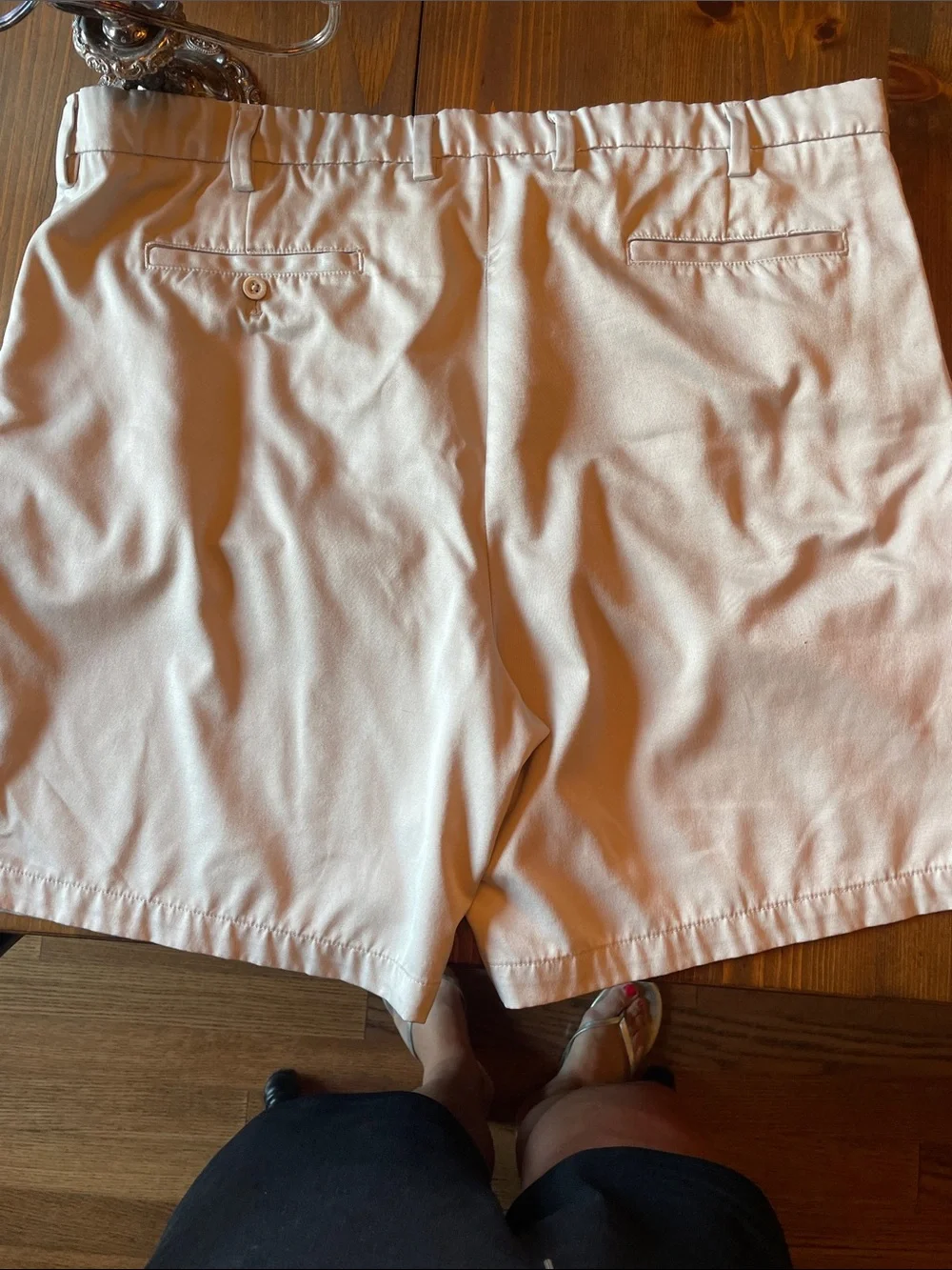 Men's khaki Stretch Casual Shorts 42